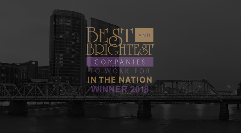 Winner of National Best and Brightest Companies to Work for 2018!